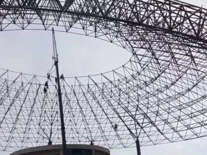 衡水篮球馆球形网架厂家价格